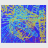 Papier Cadeau Blue Pastel Abstract (Plat)
