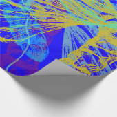 Papier Cadeau Blue Pastel Abstract (Coin)