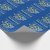 Papier Cadeau Blue Ramadan Kareem Ramadan Moubarak (Coin)
