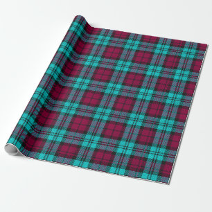 Papier Cadeau Blue Red Campbell Abercrombie Blackwatch Plaid
