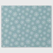 Papier Cadeau Blue Snowklake (Plat)