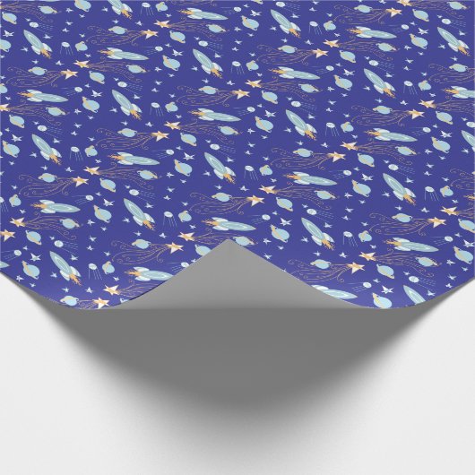 Papier Cadeau Blue Space Dreams (Coin)