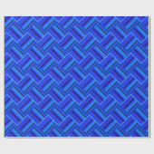 Papier Cadeau Blue stripes (Plat)