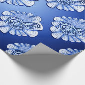 Papier Cadeau Blue Treble Clef Music Art (Coin)