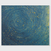 Papier Cadeau Blue Wrapping Paper | Solid Blue Gift Wrap (Plat)