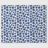 Papier Cadeau Blueberries Imprimer Motif de fruits (Plat)