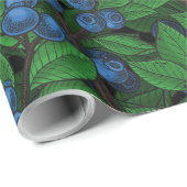 Papier Cadeau Blueberry (Coin rond)