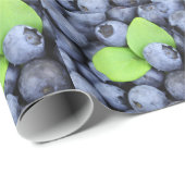 Papier Cadeau Blueberry (Coin rond)