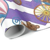 Papier Cadeau Blueberry Smear Baby Stuff (Coin rond)