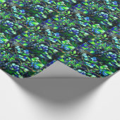 Papier Cadeau Blueberry - teinte verte (Coin)