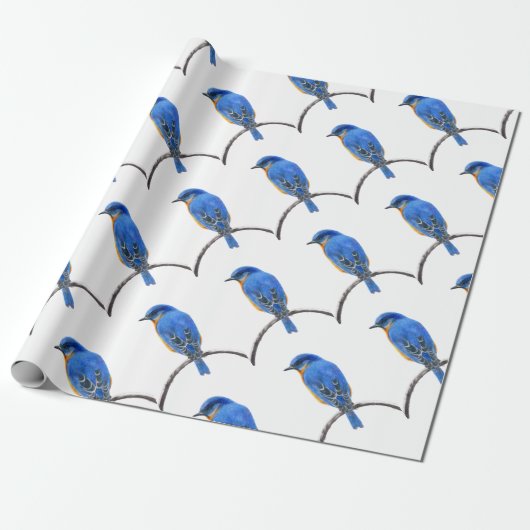 Papier Cadeau Bluebird (Déroulé)