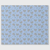 Papier Cadeau Bluebonnet mignon de tatou (Plat)