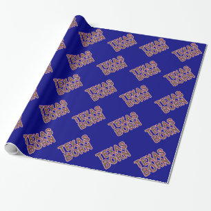 Papier Cadeau Bluebonnet Texas Né