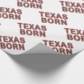 Papier Cadeau Bluebonnet Texas Né (Coin)