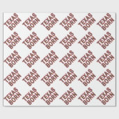 Papier Cadeau Bluebonnet Texas Né (Plat)