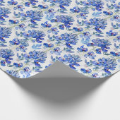 Papier Cadeau Bluebonnet Texas Wild Flower Motif (Coin)