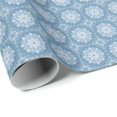 Papier Cadeau Blues d'hiver (Coin rond)
