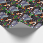 Papier Cadeau Bluetick Coonhound Driving Bike St. Patrick's Day (Coin)