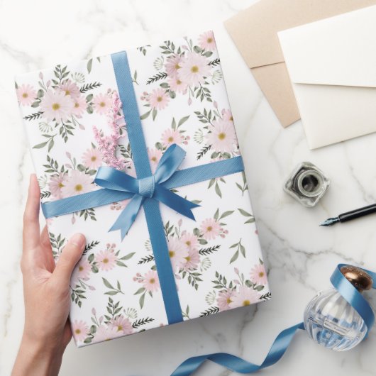 Papier Cadeau Blush Daisy Whisper (Cadeaux)