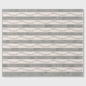 Papier Cadeau Blush Merry Christmas Houndstooth Script (Plat)