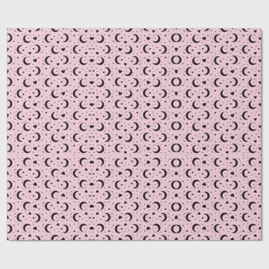 Papier Cadeau blush moon magic wrapping paper (Plat)