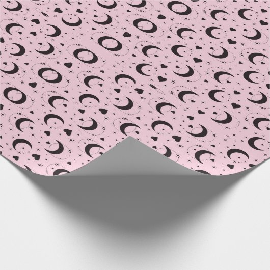 Papier Cadeau blush moon magic wrapping paper (Coin)