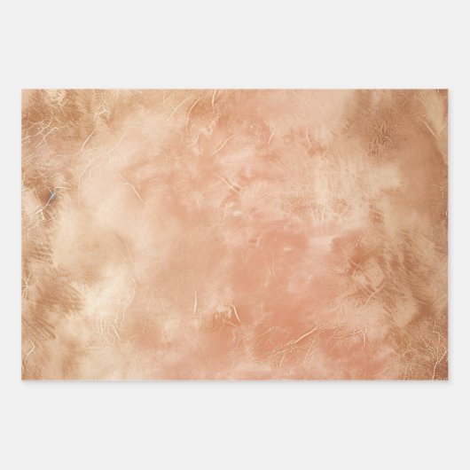 Papier cadeau Blush Peach Cowgirl (Devant)