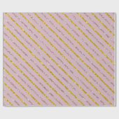Papier cadeau Blush Pink and Gold (Plat)