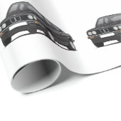 Papier Cadeau BMW 3 séries de papier d'emballage (Coin rond)