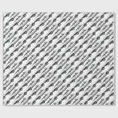 Papier Cadeau BMW noir (Plat)