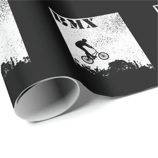 Papier Cadeau BMX Bike (Coin rond)