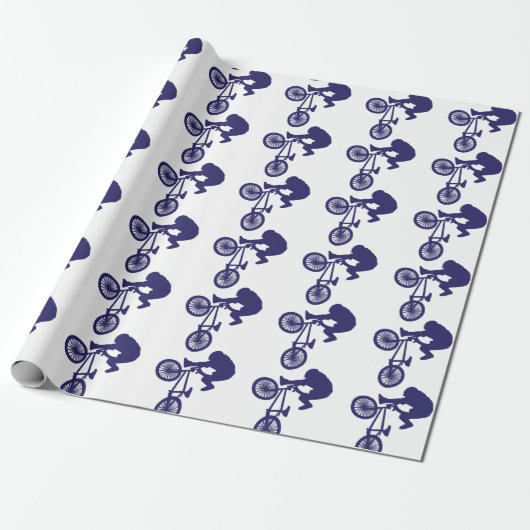 Papier Cadeau BMX Biker (Déroulé)