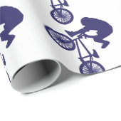Papier Cadeau BMX Biker (Coin rond)
