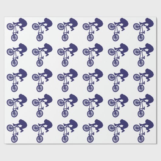 Papier Cadeau BMX Biker (Plat)