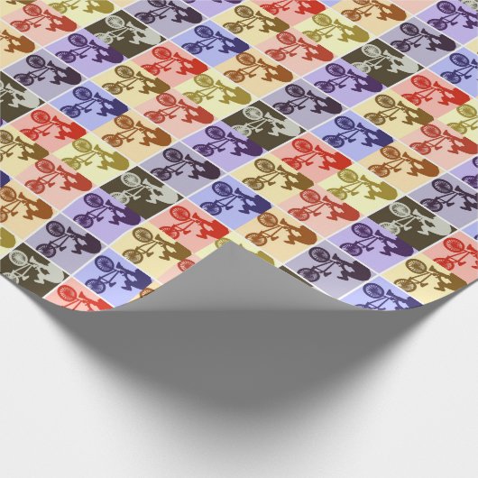 Papier Cadeau BMX Biker Pop (Coin)