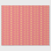 Papier Cadeau Boa Ripple in Pink and Orange (Plat)