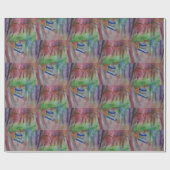 Papier Cadeau Boat Romantique Aquarelle Papier à enveloppement b (Plat)