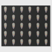 Papier Cadeau Bob, pourquoi le long visage ? Masque mosaïque (Plat)