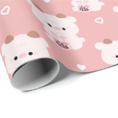 Papier Cadeau Boba Cow (Coin rond)