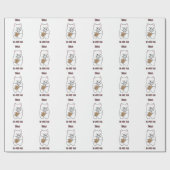 Papier Cadeau Boba est pour moi (Plat)