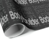 Papier Cadeau Bodybuilder Extraordinaire (Coin rond)