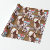 Papier Cadeau Boer Rustique bébé chèvres Noël (Déroulé)