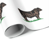 Papier Cadeau Boeuf noir d'Angus (Coin rond)