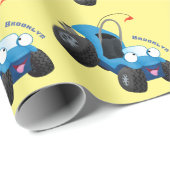 Papier Cadeau Boggy dune mignonne hors route (Coin rond)