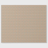 Papier Cadeau Bogue magnétisé dans le papier d'emballage orange (Plat)