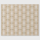 Papier Cadeau bogues Art Déco pastel (Plat)