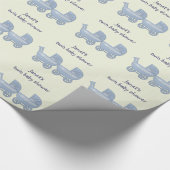 Papier Cadeau boguet de bébé jumeau de garçons (Coin)