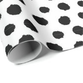 Papier Cadeau Boho Animal Pattern (Coin rond)