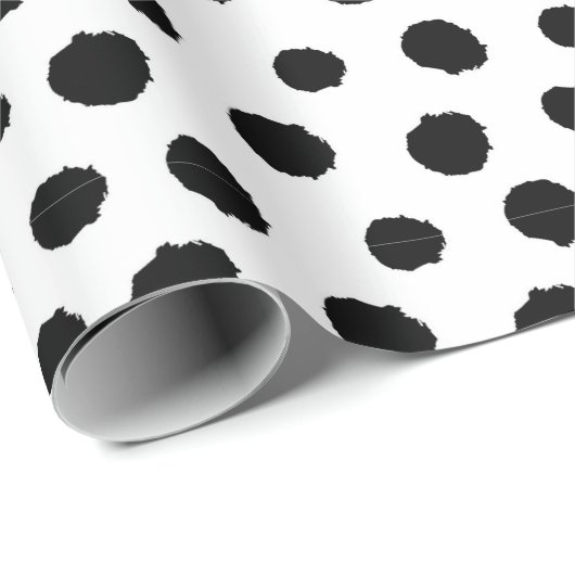 Papier Cadeau Boho Animal Pattern (Coin rond)