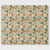 Papier Cadeau Boho Blooming (Plat)